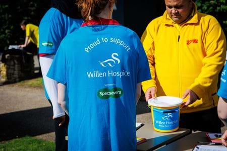 Images of Willen Hospice's partnership with Gulliver's Theme Parks