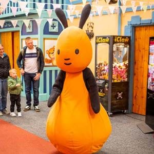 Bing and Flop Character Appearances at Gulliver's Theme Parks. Meet and greet with families and fans.